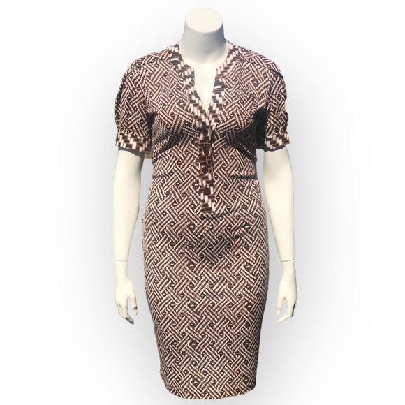 Vintage Diane Von Furstenberg Silk Jersey Dress - Picture 2 of 10